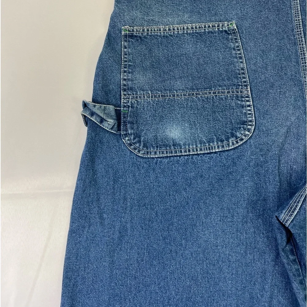 VTG 70s Bib Overalls by Pointer made USA Farmer Workwear Denim